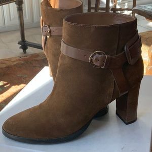 Jimmy Choo Rust Suede Heeled Boots